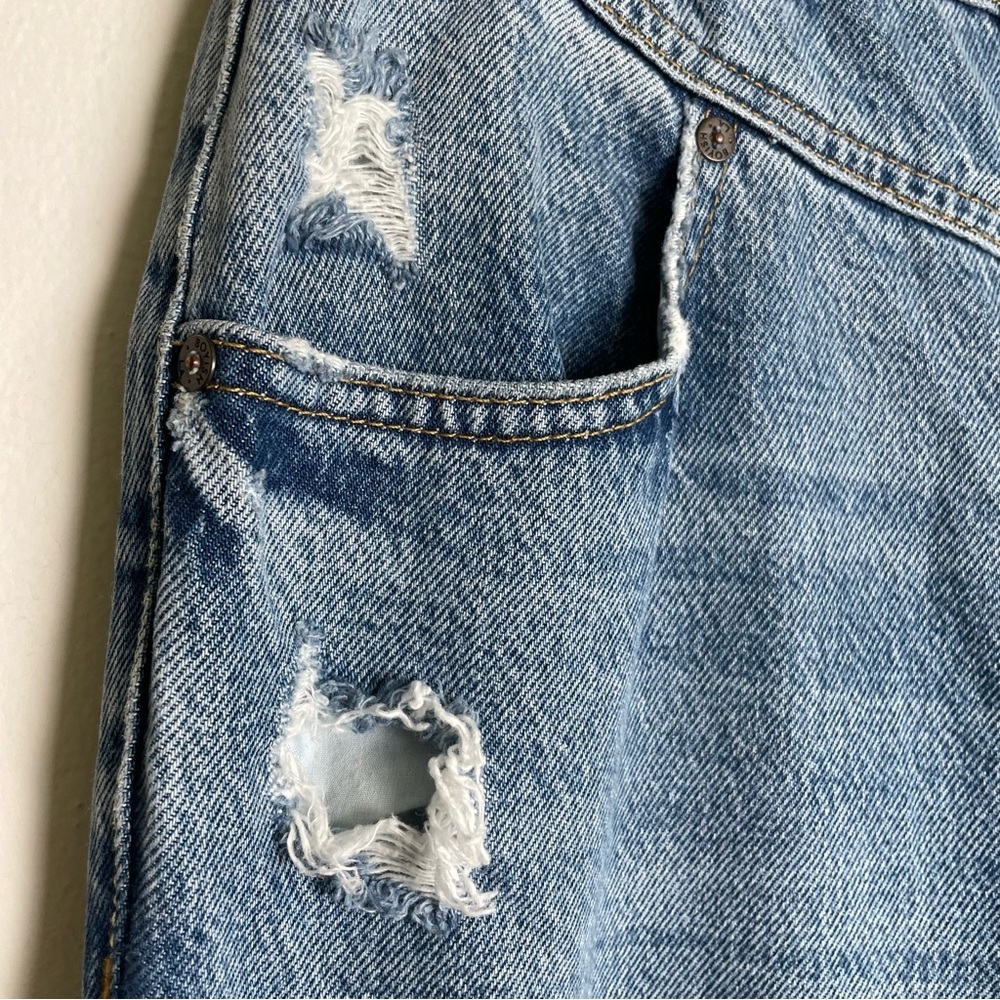 Boyish High Rise Blue Jeans - Picture 5 of 16